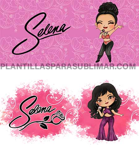  Plantillas Selena Sublimar