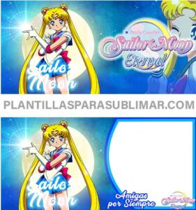 Sailor Moon Plantilla Tazas