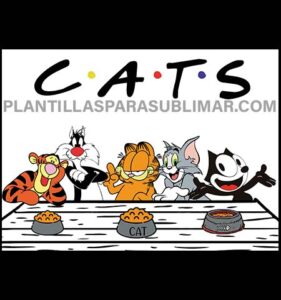 Cats Plantillas Taza