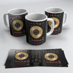 Consola Dj Musica Plantilla Taza