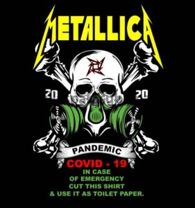 Metallica COVID Vector Sublimar