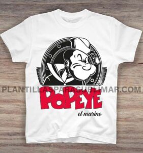 Popeye El marino Vector Sublimar