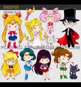 Sailor Moon PNG personajes