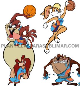 Space Jam Looney Tunes Sublimar