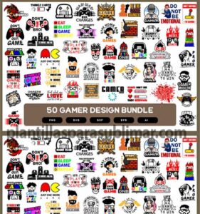 Gamer Design Bundle | Gamer SVG