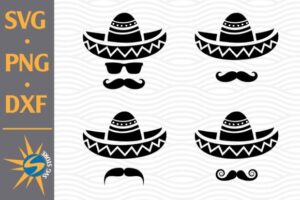 Mexicano-Sombrero-Bigote