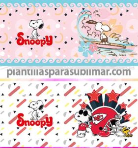 Snoopy Tazas Plantillas