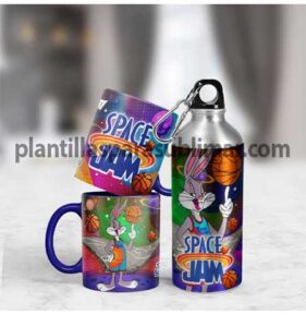 Space Jam Taza Termo