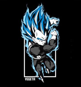 Vegeta Blue Vector Sublimacion