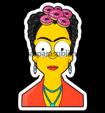  Frida-Kahlo-Simpson-Vector