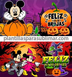 Halloween Mickey Sublimacion