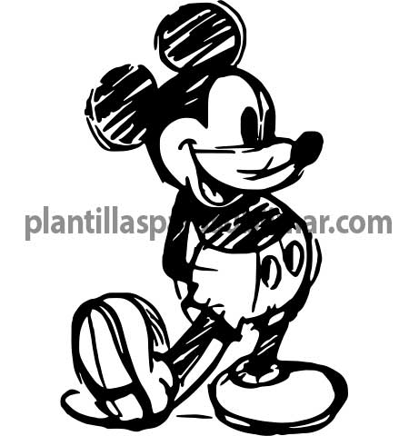  Mickey-Sketch-Vector
