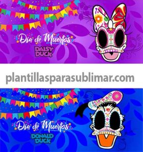 Daisy-Donal-Dia-de-muertos-Plantillas