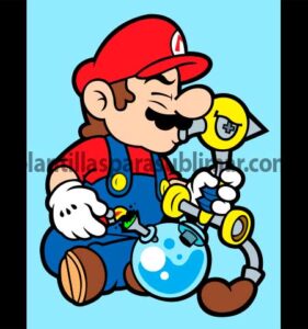 Mario-fuma-pipa-vector
