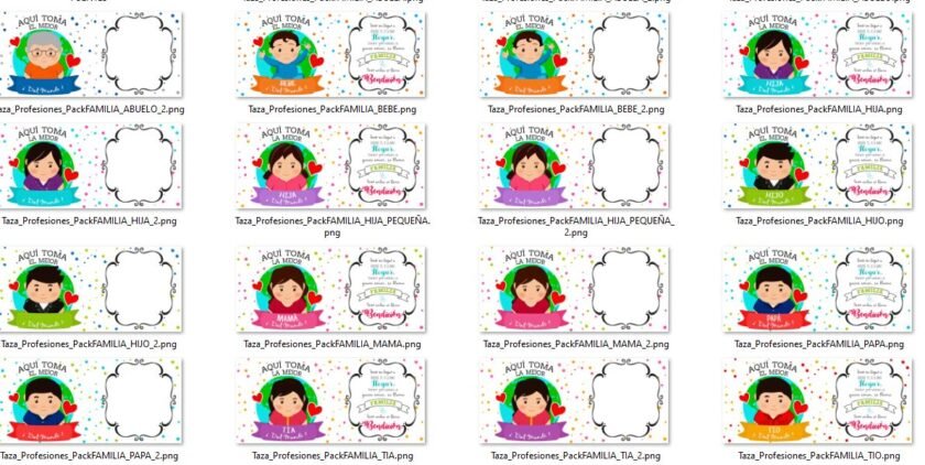 PAck Aqui toma Familia Plantillas