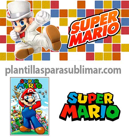 Plantillas-Mario-Bros-Sublimacion