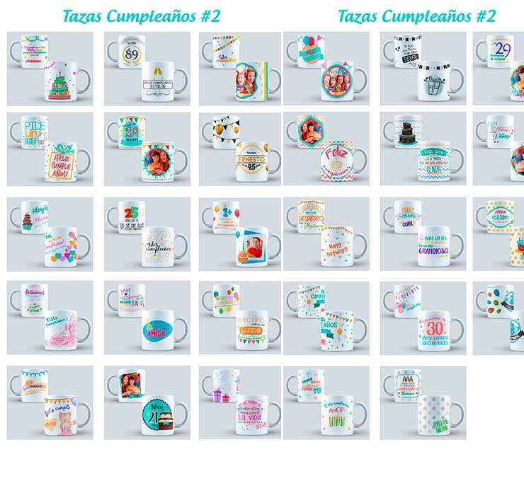 PACK Cumpleaños tazas Membresias Plus
