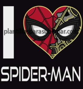 I love spider-man-vector-sublimacion