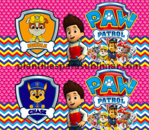 Paw-Patrol-Chase-Rubble-Plantillas-Sublimar