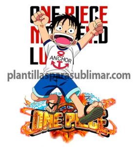 Plantillas-Anime-One-Piece-Luffy