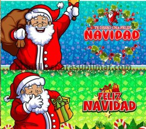 Plantillas-Santa-Navidad-Sublimar