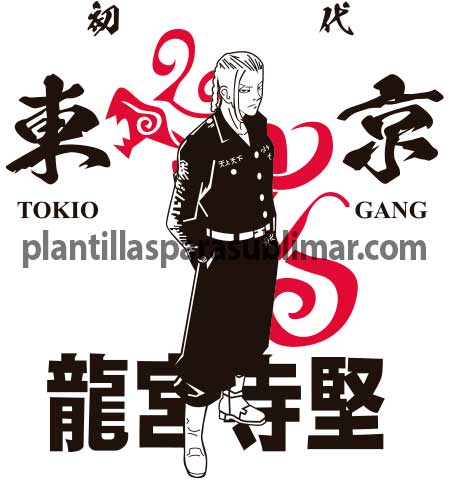  tokio-gang-anime-vector