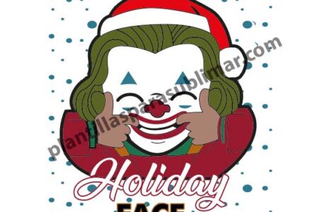 Joker-Holiday-face-vector