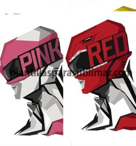 Power-Ranger-vector-Red-Pink