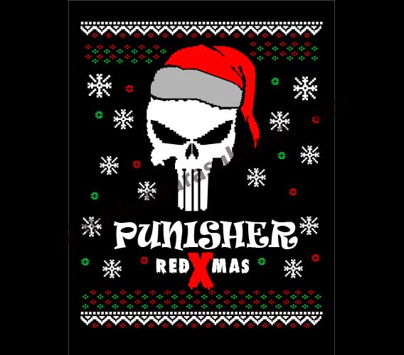  Punisher-red-x-mas-vector