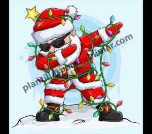 Santa-Claus-Pose-Victoria-Vector