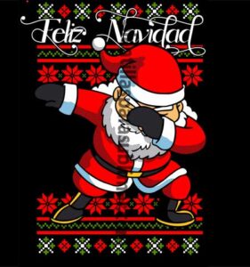 Santa-Pose-Victoria-sweater-ugly