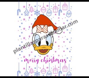 daisy MERRY CHRISTMAS Vector