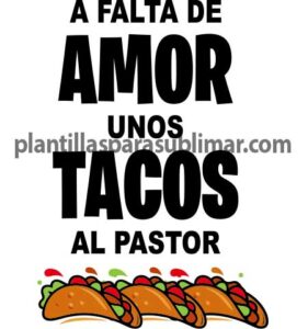A-falta-de-amor-unos-tacos-vector