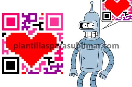 Bender-Codigo-Qr-san-valentin-vector-duos