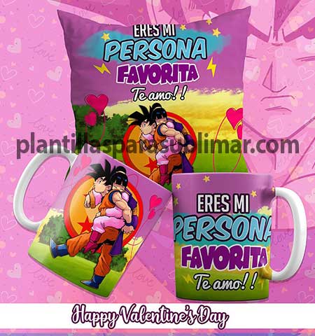 Goku-MilK-San-Valentin-Plantillas – Plantillas para sublimar