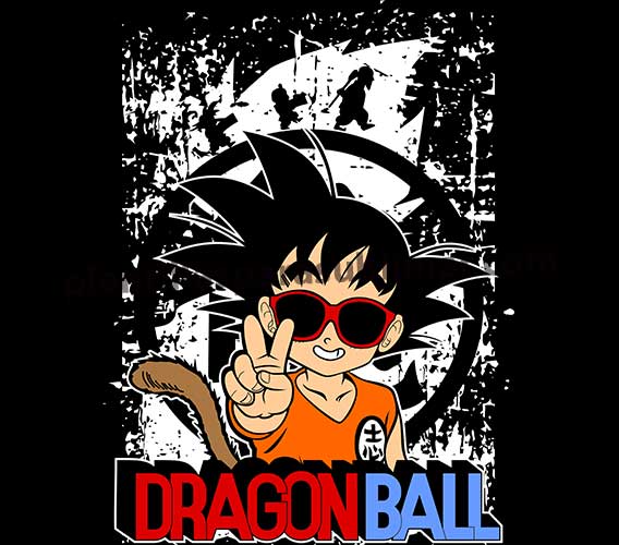 Goku-niño-dragon-ball-vector – Plantillas para sublimar