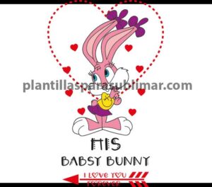 His babsy bunny Vector San Valentin