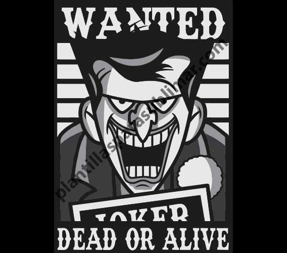 Joker-Wanted-Se-busca-Vector