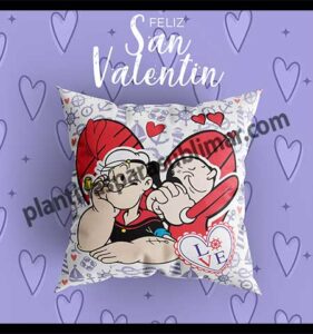 Popeye-Olivia-Plantilla-Cojin-San-Valentin