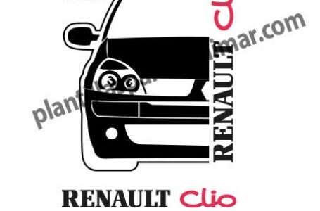 Renault-clio-corte-vinil-vecto
