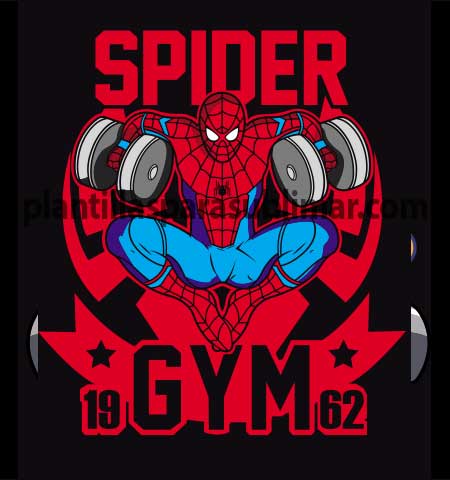 Spider-man-gym-vector-gimnasio