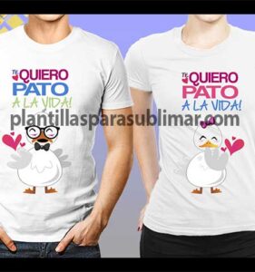 Te quiero pato a la vida Vector