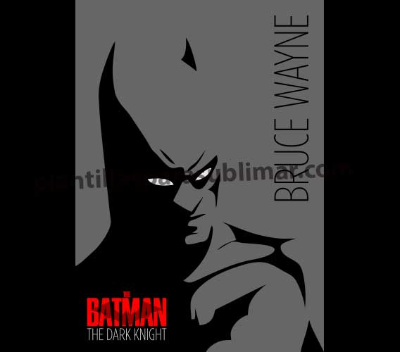 Batman-The-dark-Knight-Vector – Plantillas para sublimar