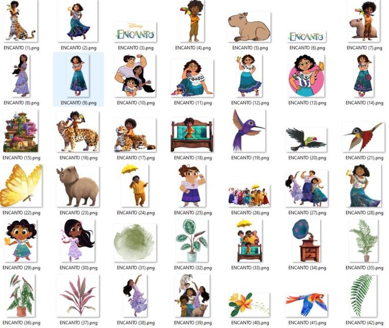 Encanto PNG kit digital