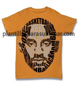 Kobe Bryan Calligram Vector