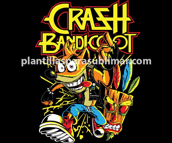  Crash-Bandicoot-vector-games
