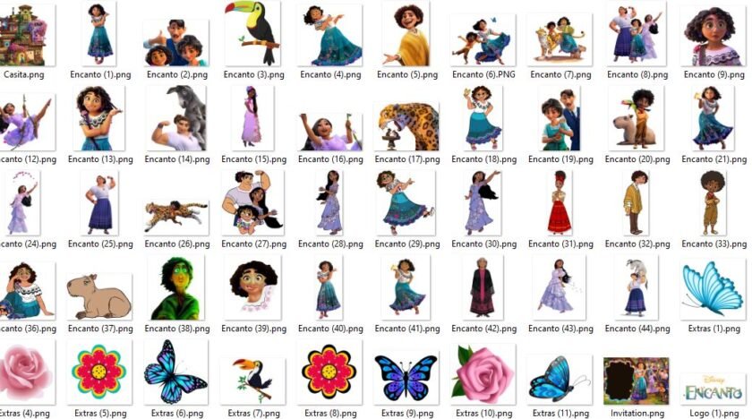 Encanto PNG kit digital