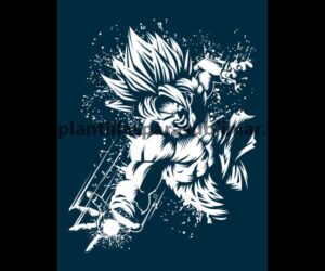 Goku-blanco-vector-Dragon-Ball