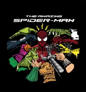 Spiderman-enemigos-Manos-vector
