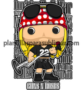 axl-rose-Guns-and-Roses-Funko-Vector